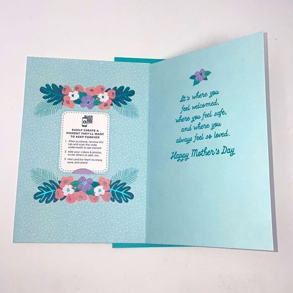 You’re always at home in grandmas heart - Happy Mothers Day Hallmark Card - Picture 4 of 5